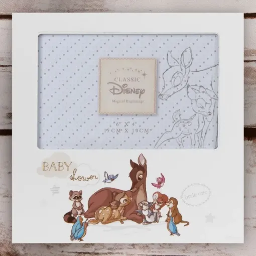 Add a touch of Disney magic to their lives with this wonderful Baby Shower frame from the Magical Beginnings Collection from Classic Disney.
