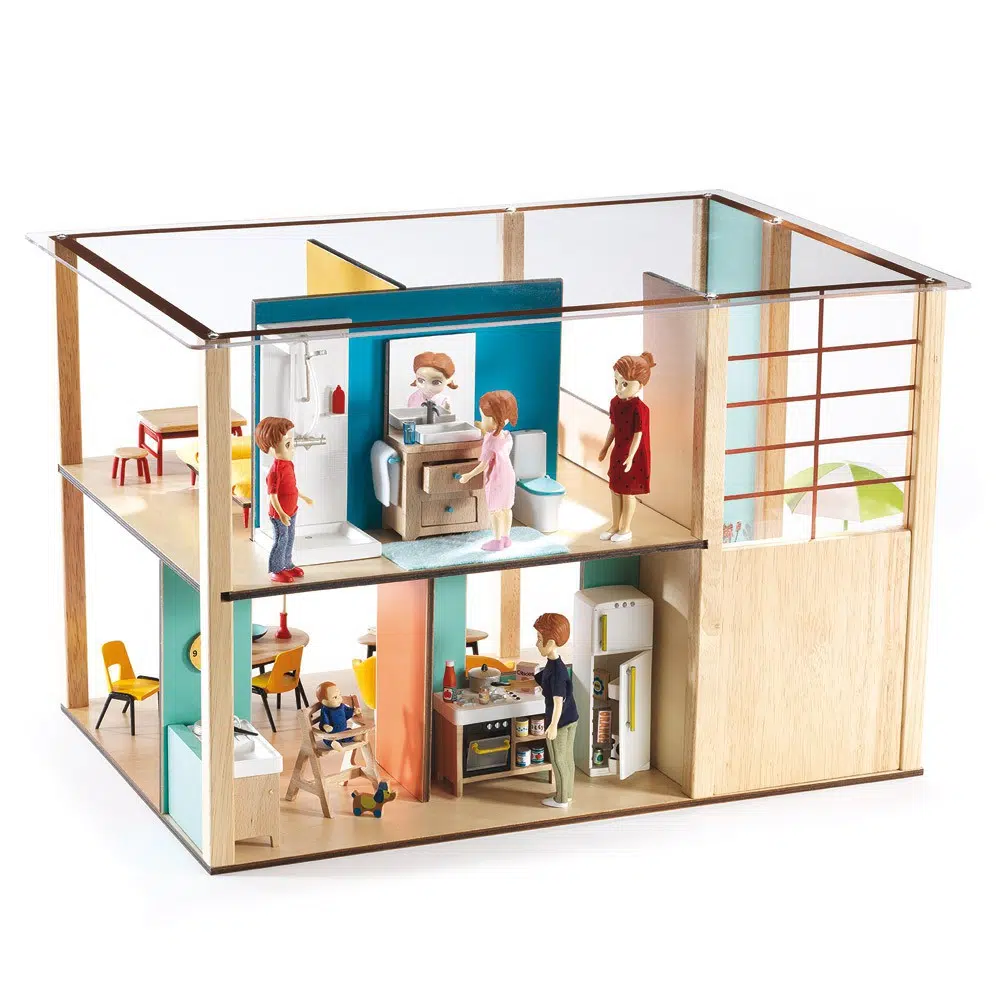 Djeco Cubic Doll House - Image 2