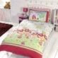 Enchanted Garden Duvet Cover features a cute magic garden themed design, with toadstools, butterflies, ladybug and a rainbow.