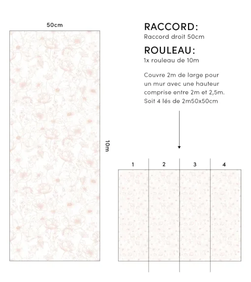 Floral Motif Botany Rose Wallpaper by Lilipinso 10