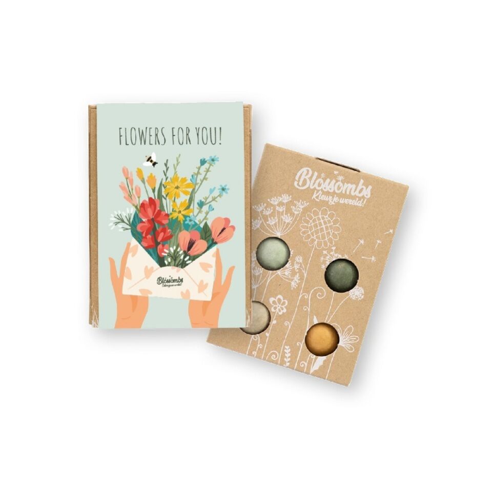 Flowers for you seedbomb Set 4