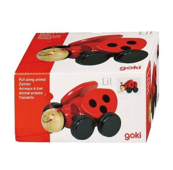 Goki Pull Along Ladybug1