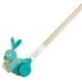 Hape Bunny Push Pal is a classic wooden push toy that will give hours of fun, push little bunny to start him nibbling on his carrot, as he rolls, he will hop happily up and down as you push him forward