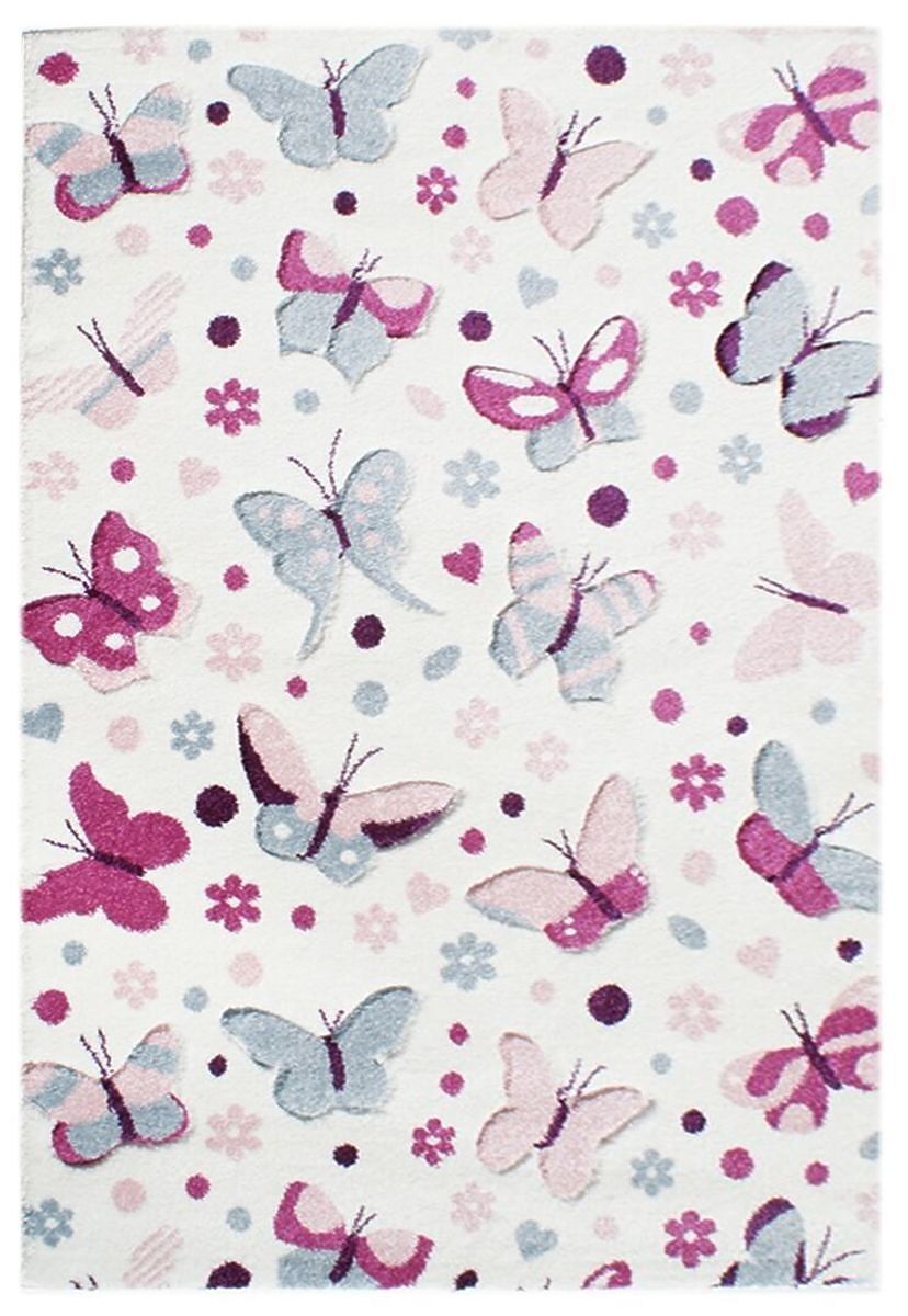 Happy Rug Butterflies is a beautiful contemporary kids rug that would not only brighten up any child's room, but would look equally good throughout the home