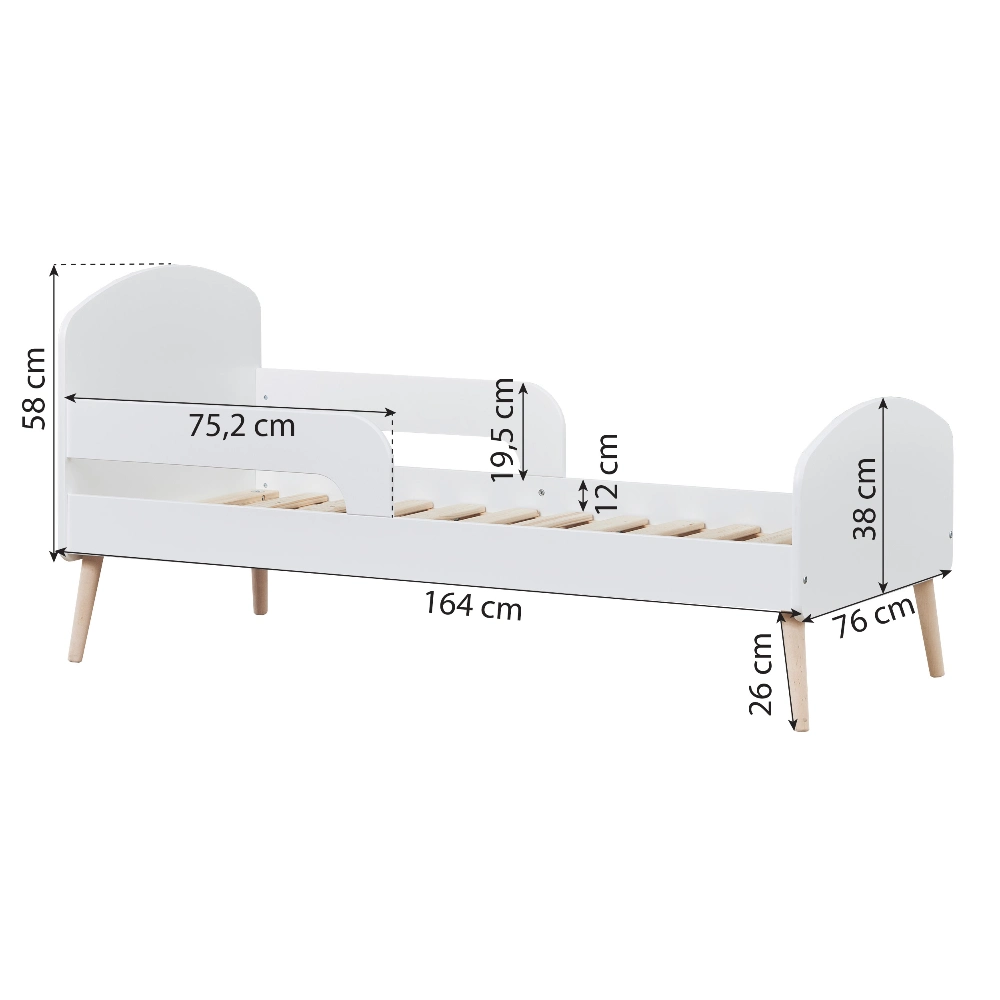 Hoppekids Blend Junior Bed White 09