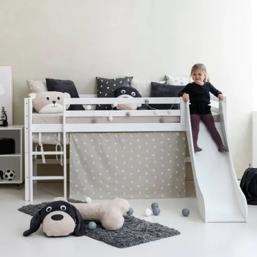 Hoppekids ECO Dream Mid Sleeper Bed with Slide - Image 3
