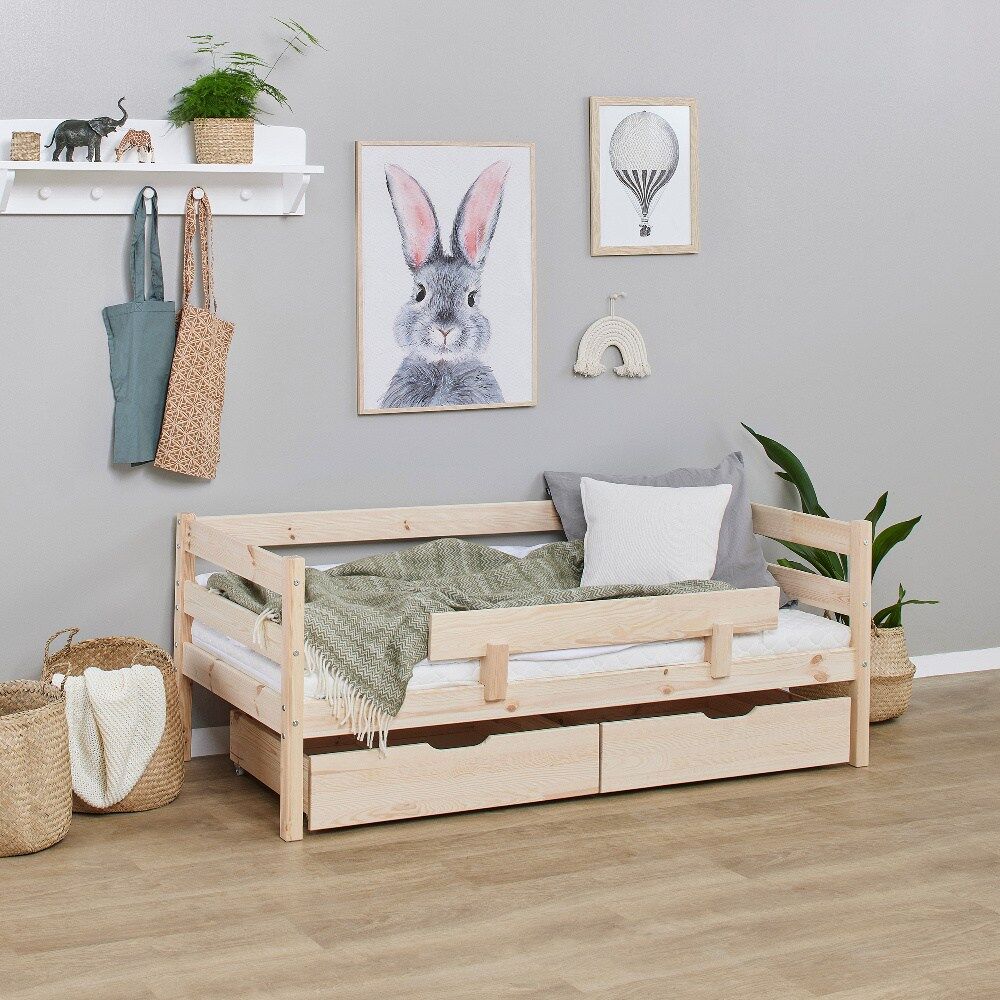 Hoppekids Eco Comfort Toddler Bed Natural - Image 4