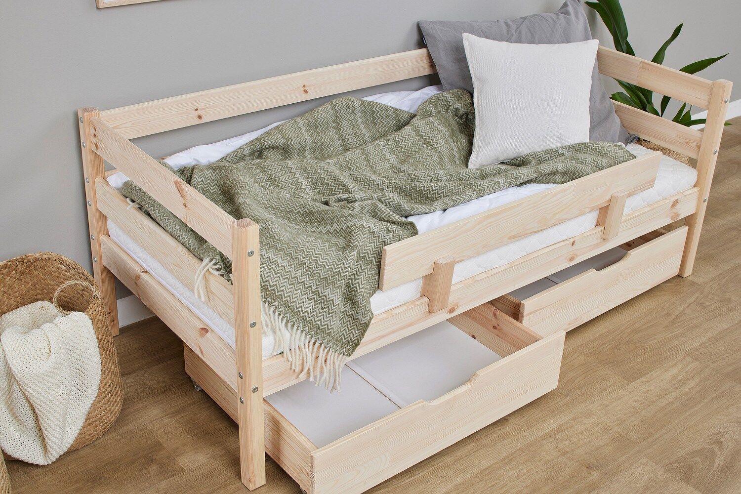 Hoppekids Eco Comfort Toddler Bed Natural - Image 7