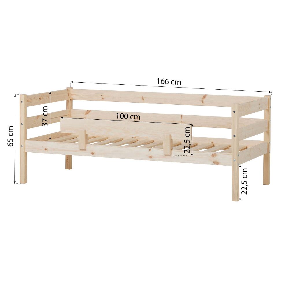 Hoppekids Eco Comfort Toddler Bed Natural - Image 9