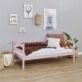 The Hoppekids Eco Comfort Toddler Bed in Pink is a perfect little bed to help your toddler make the transition from cot to first bed.