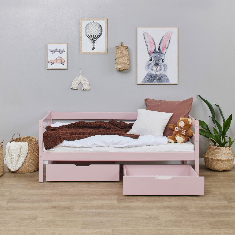 Hoppekids Eco Comfort Toddler Bed Pink - Image 6
