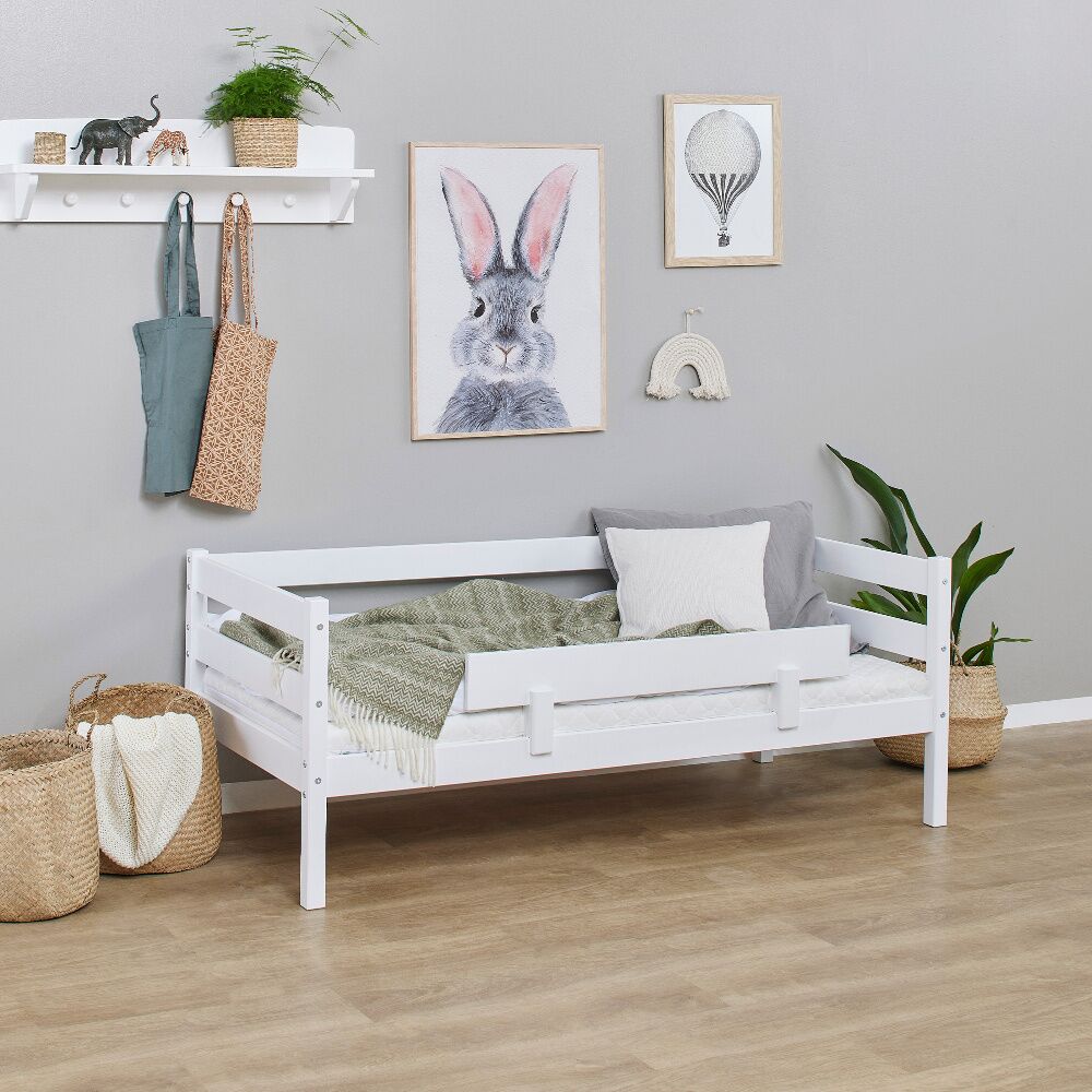 Hoppekids Eco Comfort Toddler Bed White - Image 3
