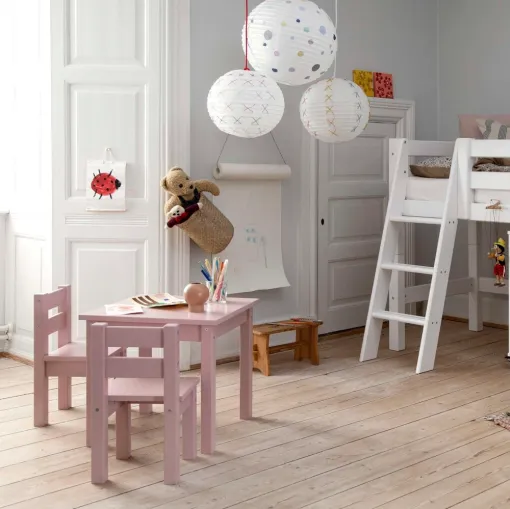 Hoppekids Table & 2 Chairs set Pink 6