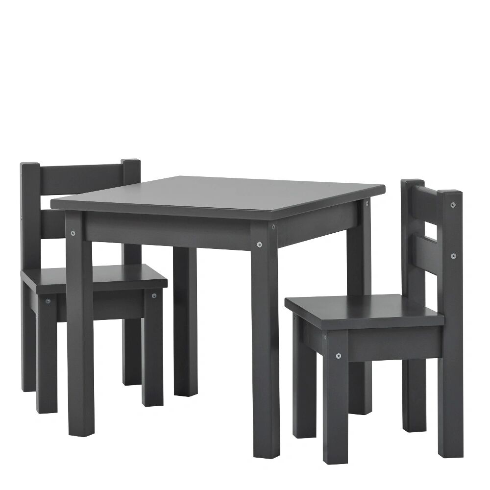 Hoppekids Table & 2 Chairs set Smoked Pearl 4