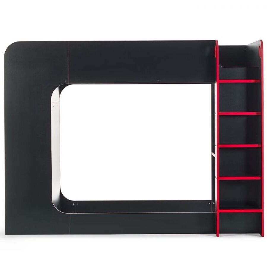 Impact Gaming Bunk Bed - Black / Red - Image 9