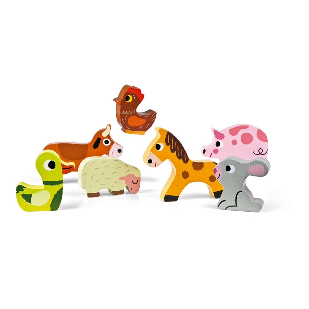 Janod Farm Animals Chunky Puzzle 2