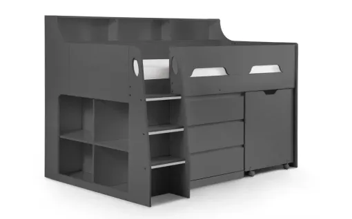Jupiter Midsleeper Cabin Bed Anthracite 3