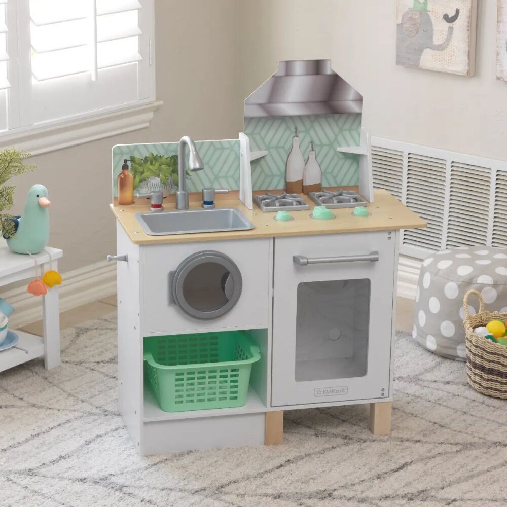 Kidkraft Whisk & Wash Kitchen Laundry - Image 3