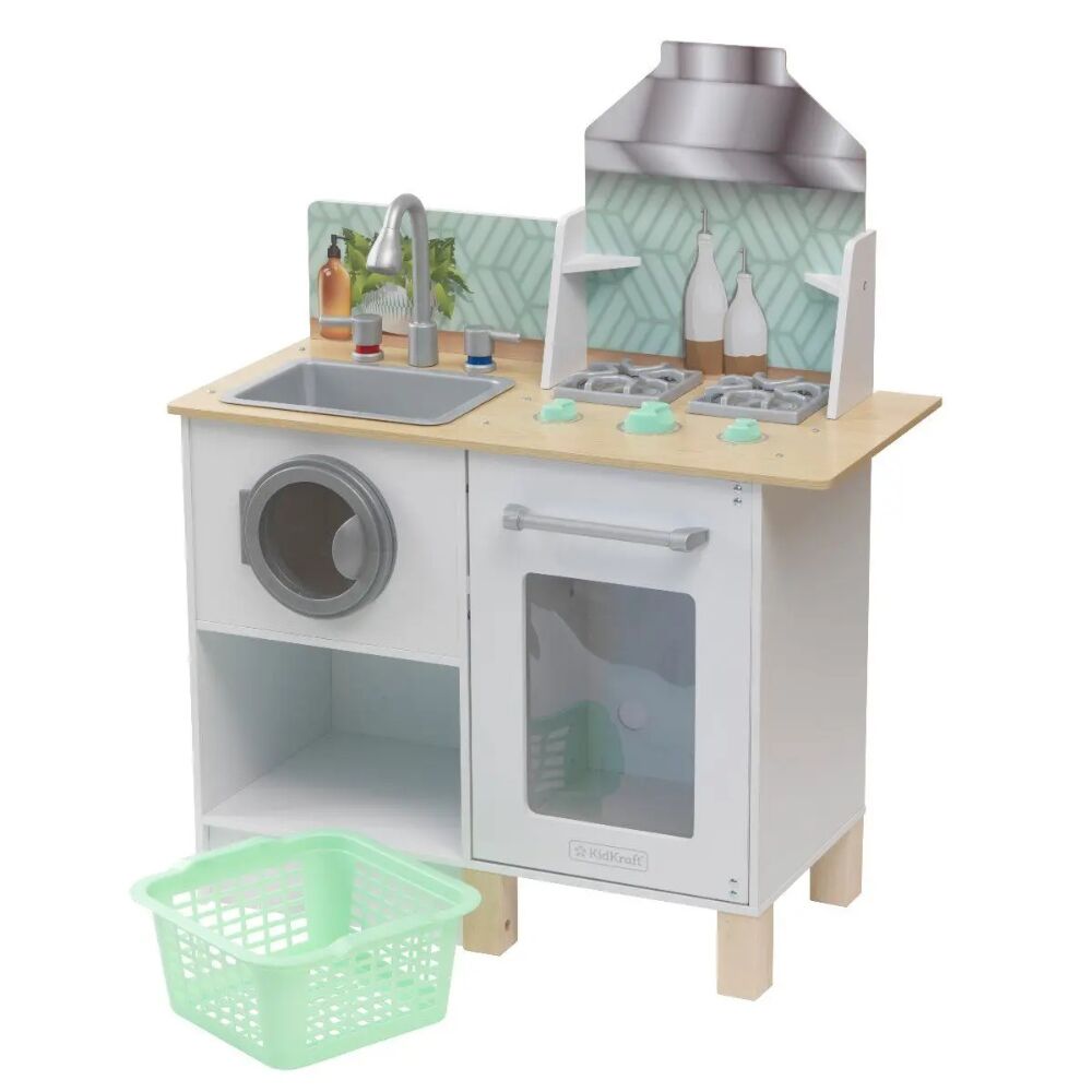 Kidkraft Whisk & Wash Kitchen Laundry - Image 19