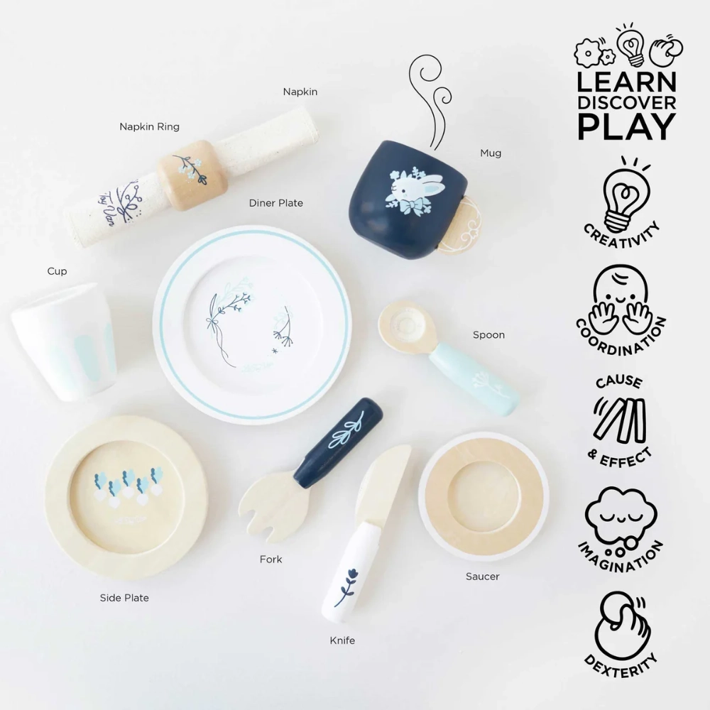 Le Toy Van 10 Piece Cutlery & Dinner Set 4