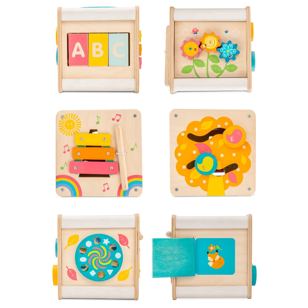 Le Toy Van Activity Wooden Cube 10
