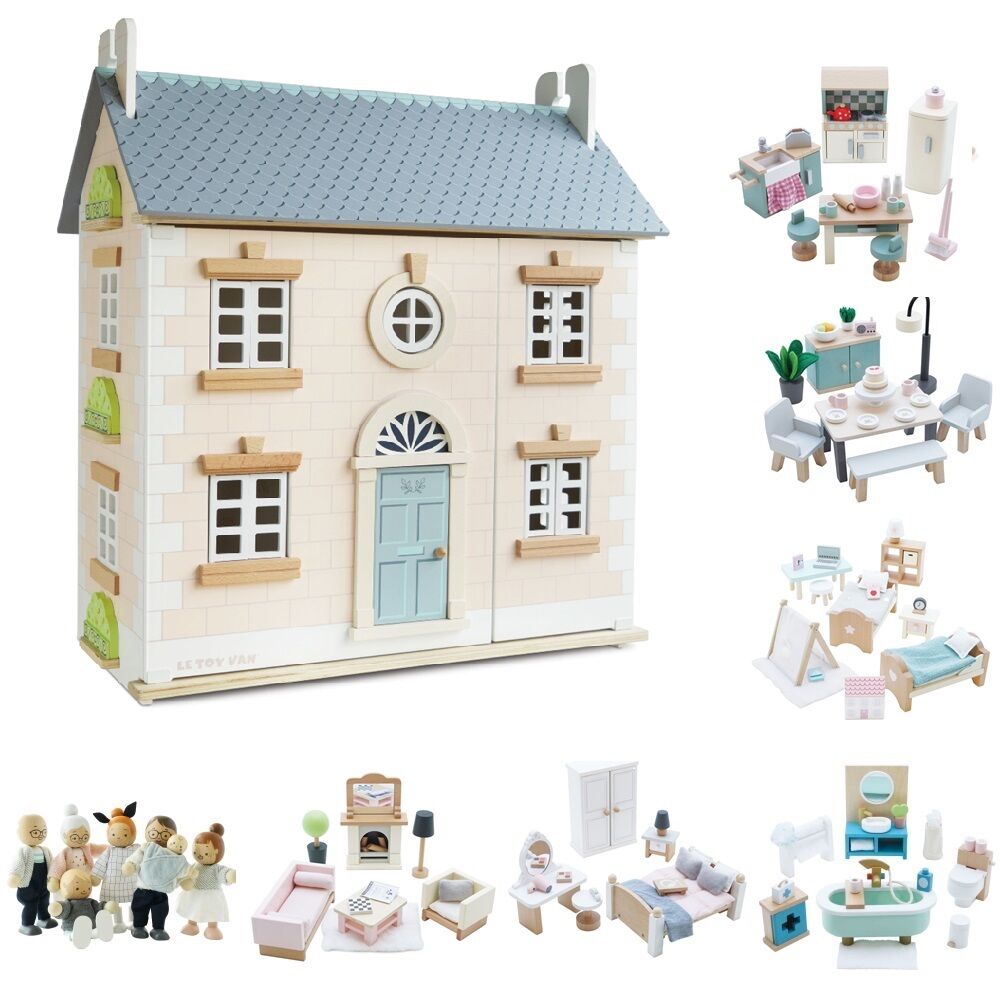 Le Toy Van Bay Tree Dolls House Bundle