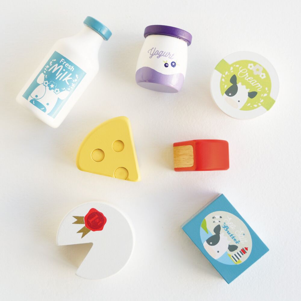 Le Toy Van Cheese & Dairy Crate - Image 4