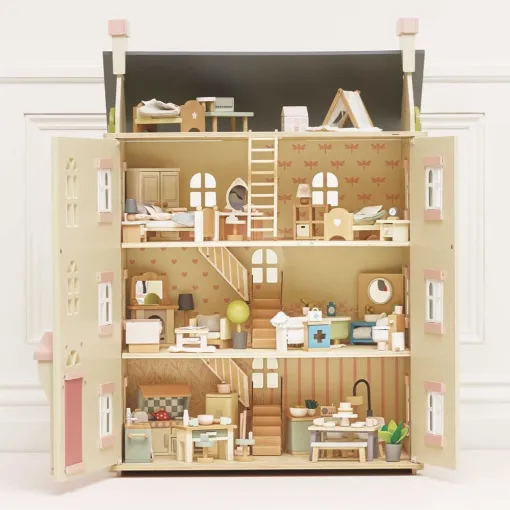 Le Toy Van Cherry Tree Doll House With Furniture 1