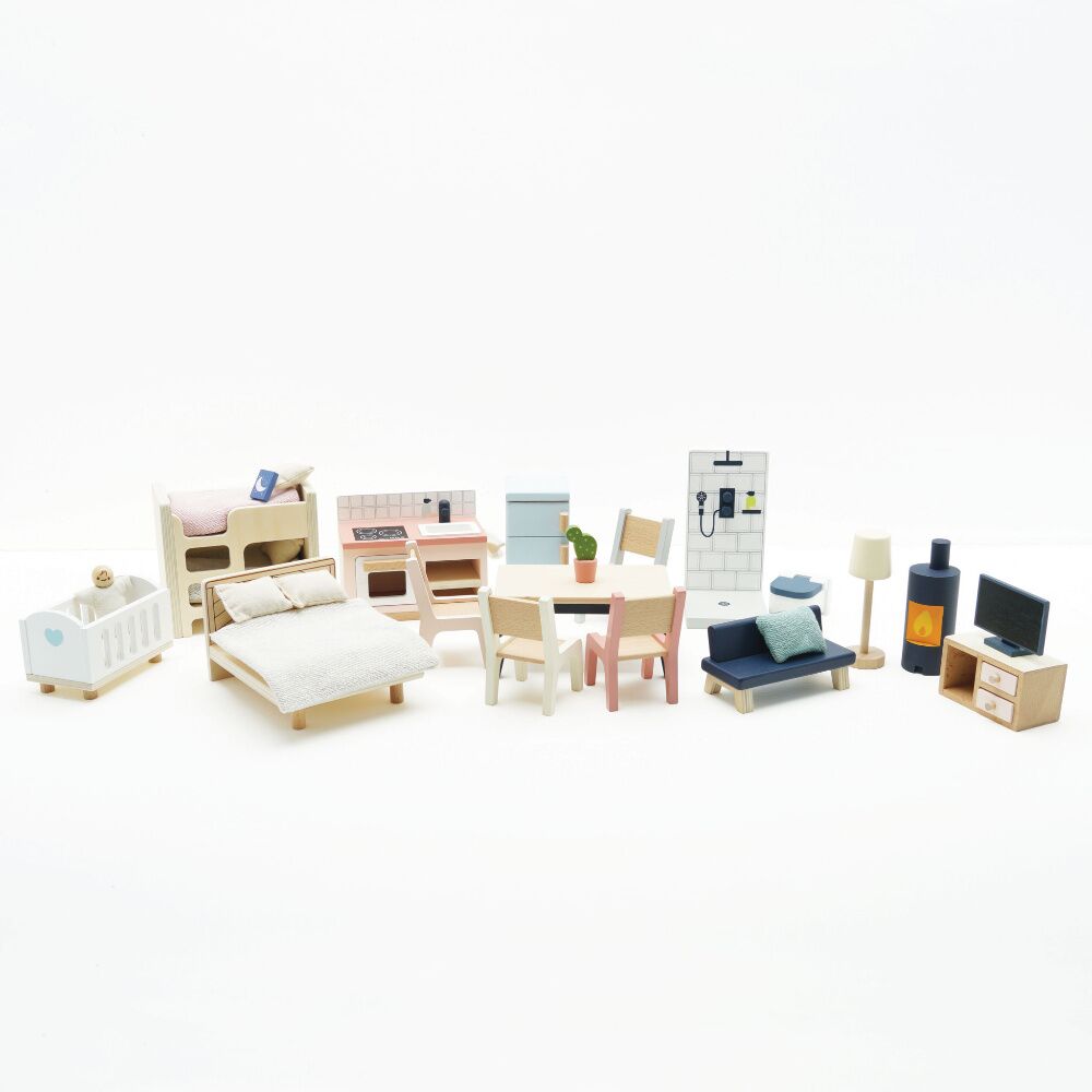 Le Toy Van Wooden Dollhouse Starter Furniture Set – NZ