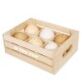 Le Toy Van Farm Eggs Half Dozen Crate would be a great addition to any child's pretend play universe, this wooden toy crate is full of wooden farm eggs