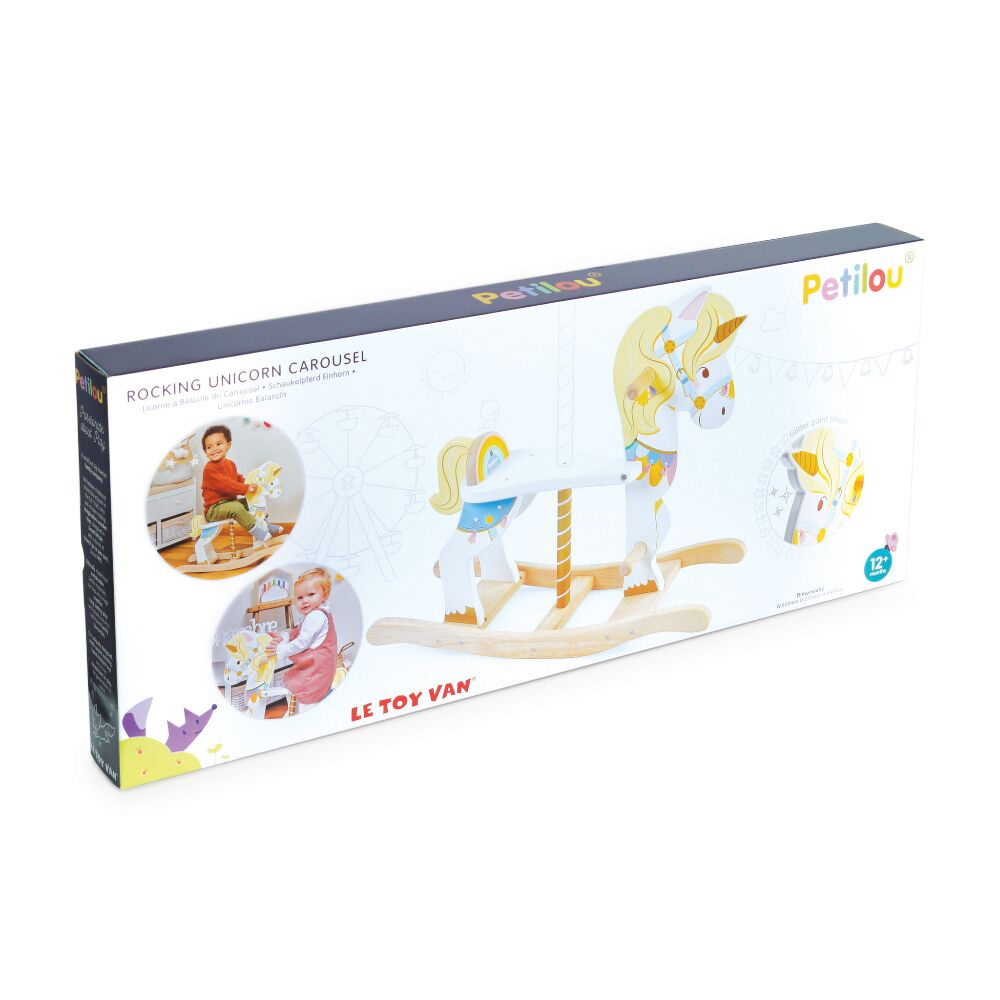 Le Toy Van Rocking Unicorn Carousel - Image 9