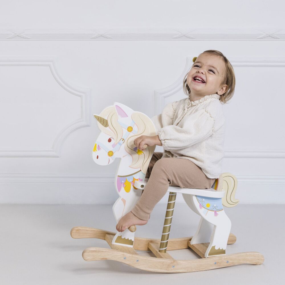 Le Toy Van Rocking Unicorn Carousel - Image 2