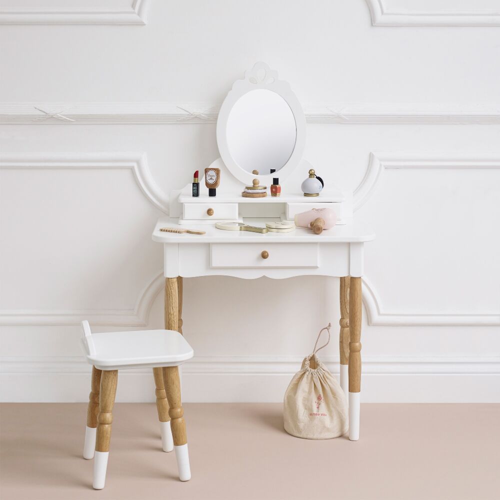 Le Toy Van Vanity Table with Stool - Image 3