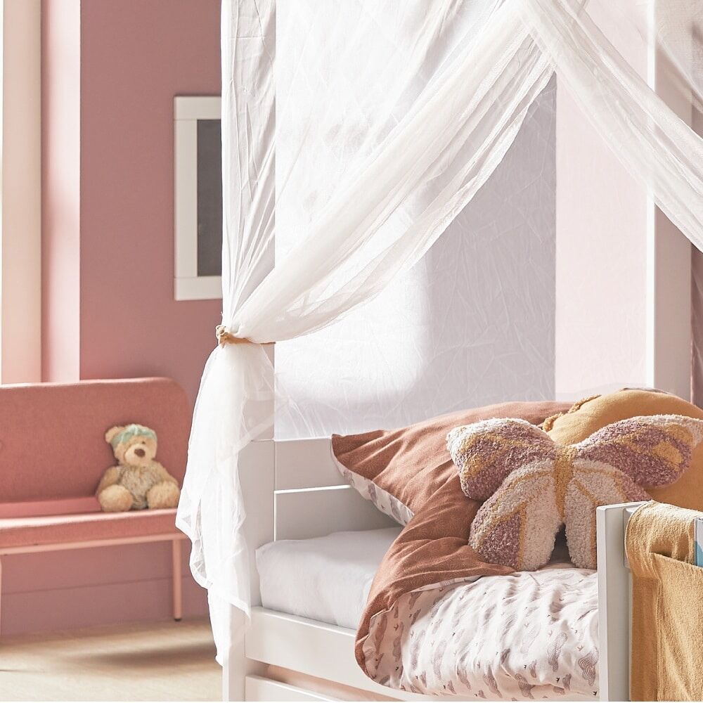Lifetime Four Poster Canopy Bed Honey Glow - Image 2