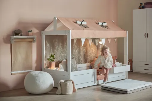 Lifetime 4 in 1 Bed Rabbit Fabric Roof 03