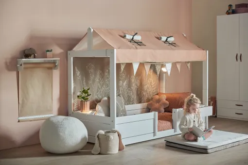 Lifetime 4 in 1 Bed Rabbit Fabric Roof 04