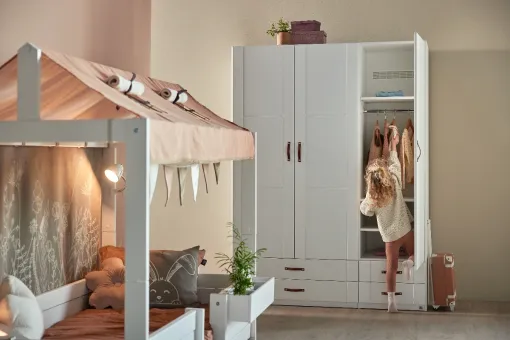 Lifetime 4 in 1 Bed Rabbit Fabric Roof 08