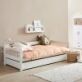 Lifetime Basic Bed Breeze is a full sized single bed with an open design on both the back and sides, creating a lighter, more playful look that is ideal for any kids room.