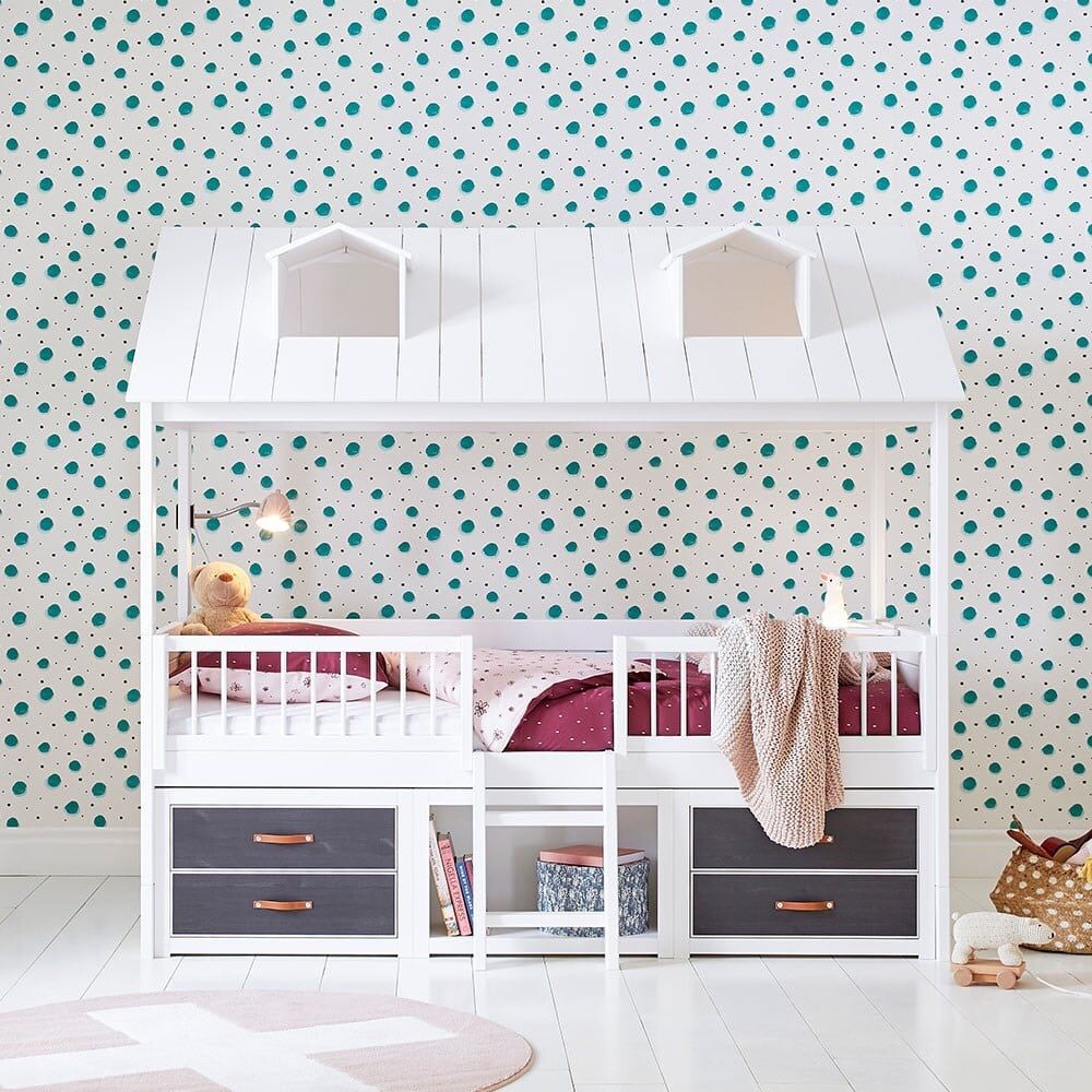 L;ifetime Beach House Cabin Bed with roof panels and underbed storage
