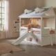 Lifetime Beach House Cabin Bed With Slide is a Play House Bed with roof windows, garden fence-like guarding, and under bed storage, that would be a wonderful place for any child to play, rest and dream.