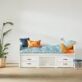 Lifetime Cabin Bed Breeze With Storage, an ideal solution for smaller kids bedrooms as it combines a raised bed with modular units underneath.