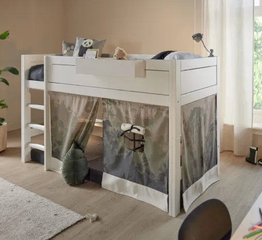 Lifetime Panda Paradise Semi High Bed has been designed as a contemporary kids bed that gives children an opportunity to play and sleep in stylish surroundings.