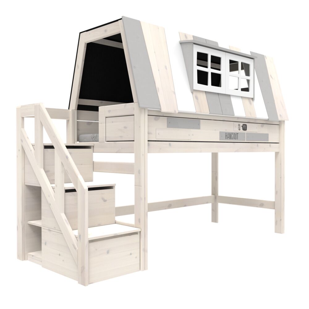 Lifetime Semi High Hangout Bed With Steps - Image 4