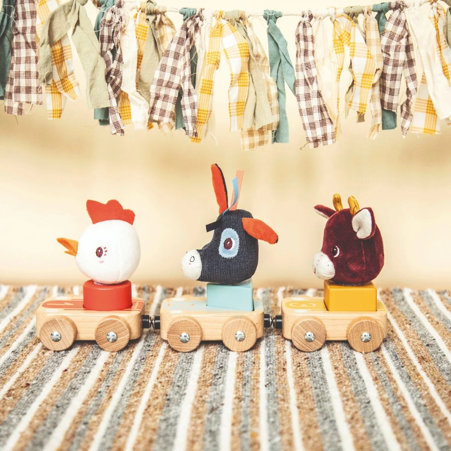 Lilliputiens Farm Chain of Cars - Image 10