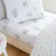 Zoo Animal Single Fitted Sheet by Bianca Kids will help to complete the the Zoo Animal look, with this soft 100% Cotton sheet with hand drawn animals on a white background.