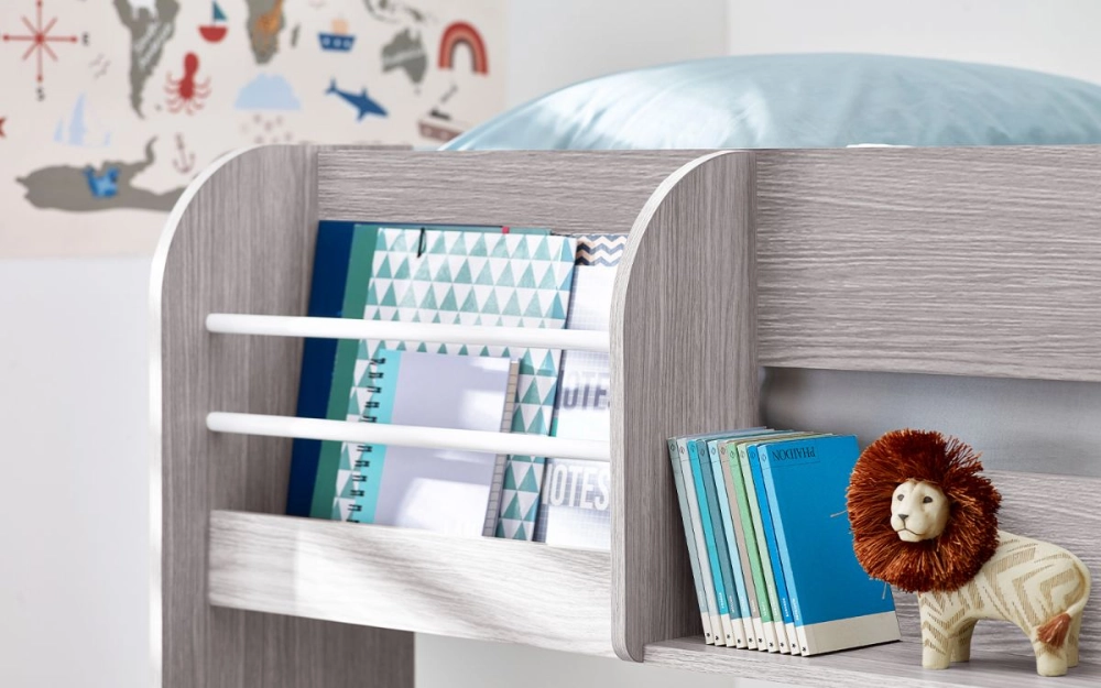 Mars Bunk Bed Grey Oak 4