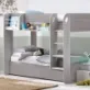 The Mars Bunk Bed Grey Oak is a charming addition to your child's bedroom. This bunk bed offers both style and functionality, providing a fun and space