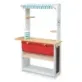 Mentari Shop Keeper Stand is a full sized wooden toy market stall that is ideal for 2 children to play together, promoting a realistic play experience, with a counter that they can get behind.