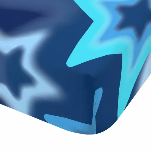 Ombre Stars Blue Single Fitted Sheet 3