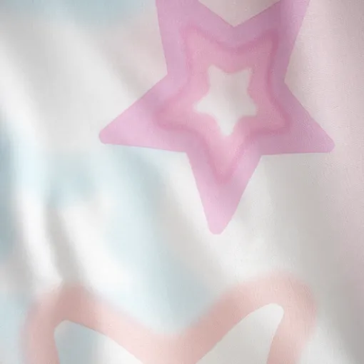 Ombre Stars White Single Duvet Cover 5